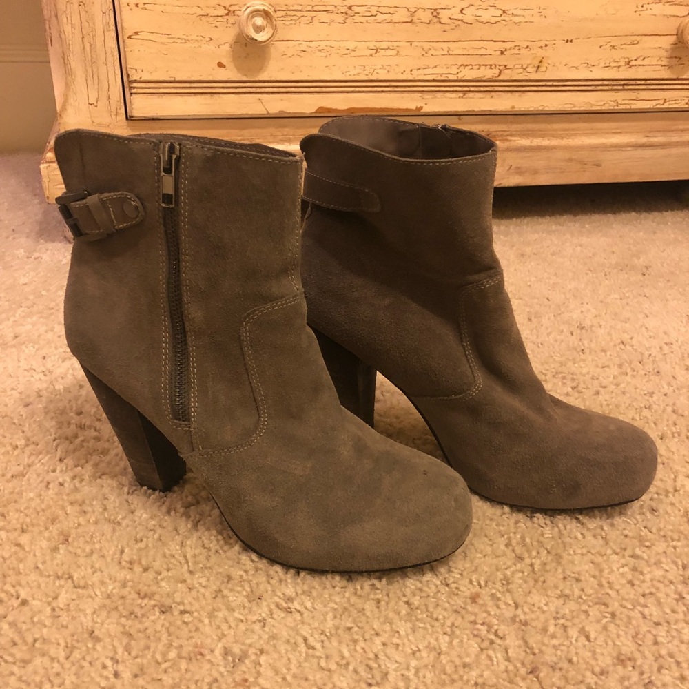 Steve Madden Gray Ankle Booties - negotiable price